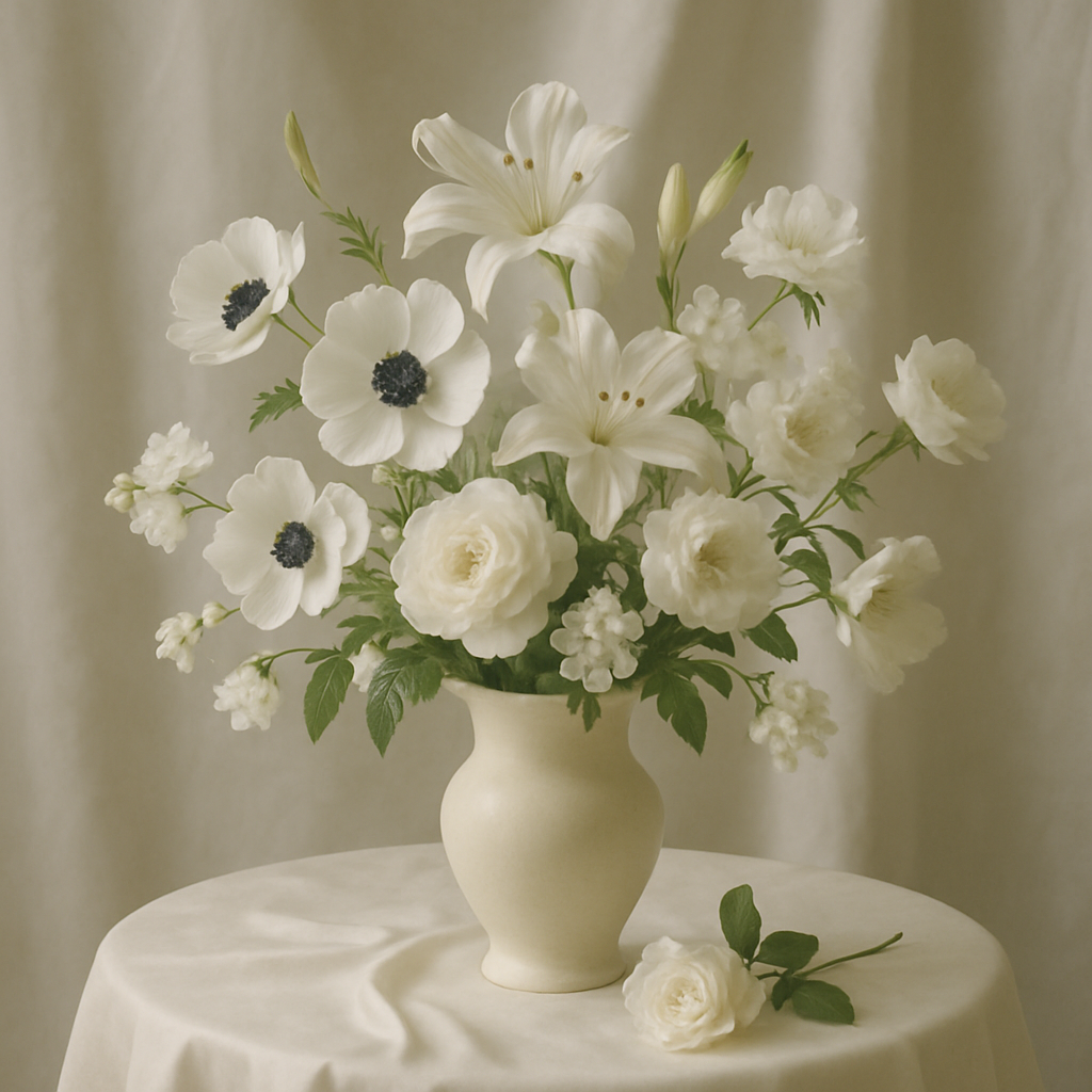 Fleurs blanches