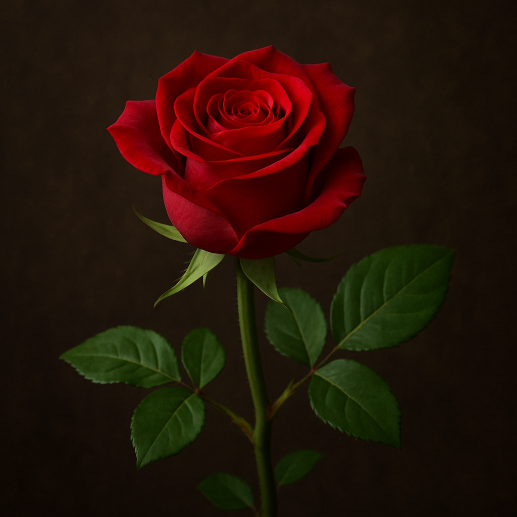 Rose rouge